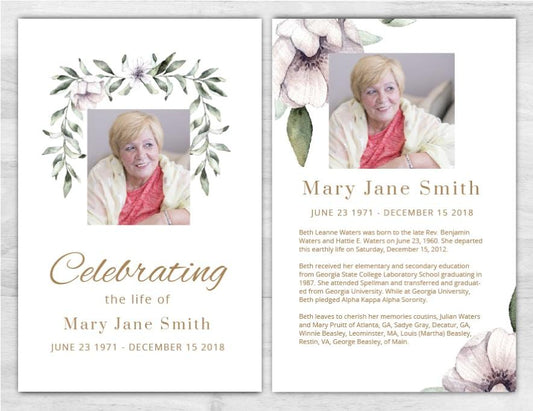 Memorial kit - memorial service programs - Premium from River Memorials Urns - Just $0! Shop now at River Memorials - Cremation Urns, Scatter Tubes, & Memorial Jewelry