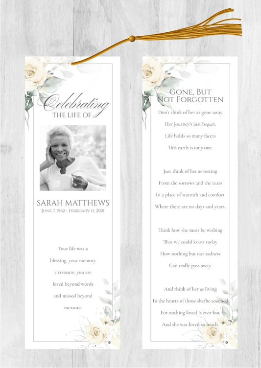 Memorial kit - memorial service bookmarks - Premium from River Memorials Urns - Just $0! Shop now at River Memorials - Cremation Urns, Scatter Tubes, & Memorial Jewelry