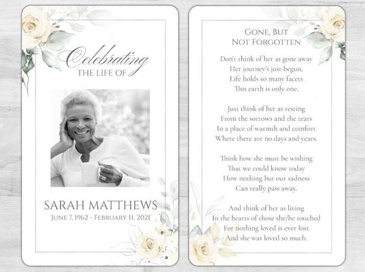 Memorial kit - memorial service prayer cards - Premium from River Memorials Urns - Just $0! Shop now at River Memorials - Cremation Urns, Scatter Tubes, & Memorial Jewelry