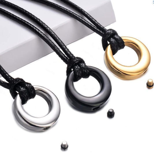 Urn Necklace for Ashes Memorial Cremation Jewelry for Ashes, Urns Pendant Keepsake Jewelry with Funnel Kit and Velvet Bag - Premium from River Memorials - Just $24.95! Shop now at River Memorials - Cremation Urns, Scatter Tubes, & Memorial Jewelry