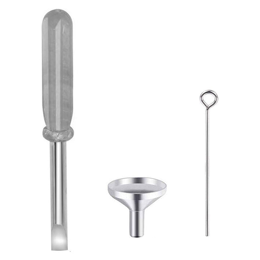 Stainless Steel Funnel Filler Kit for Urn Cremation Jewelry for Ashes - Premium from River Memorials - Just $11.95! Shop now at River Memorials - Cremation Urns, Scatter Tubes, & Memorial Jewelry