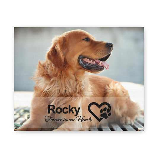 Pet Memorial Canvas Photo | Pet Memorial Plaque | Personalized Pet Memorial | Memorial Gift | Dog Memorial | Cat Memorial | Pet Loss Gift - Premium physical from River Memorials - Cremation Urns, Scatter Tubes, & Memorial Jewelry - Just $14.95! Shop now at River Memorials - Cremation Urns, Scatter Tubes, & Memorial Jewelry