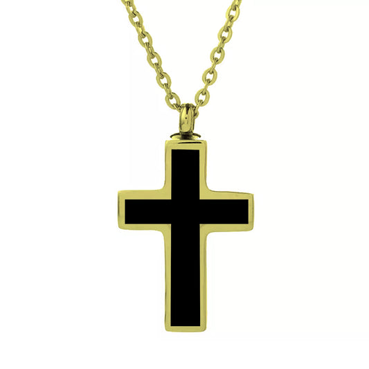 Cross Memorial Cremation Ashes Urn Holder Keepsake Pendant - Premium from River Memorials - Just $24.95! Shop now at River Memorials - Cremation Urns, Scatter Tubes, & Memorial Jewelry