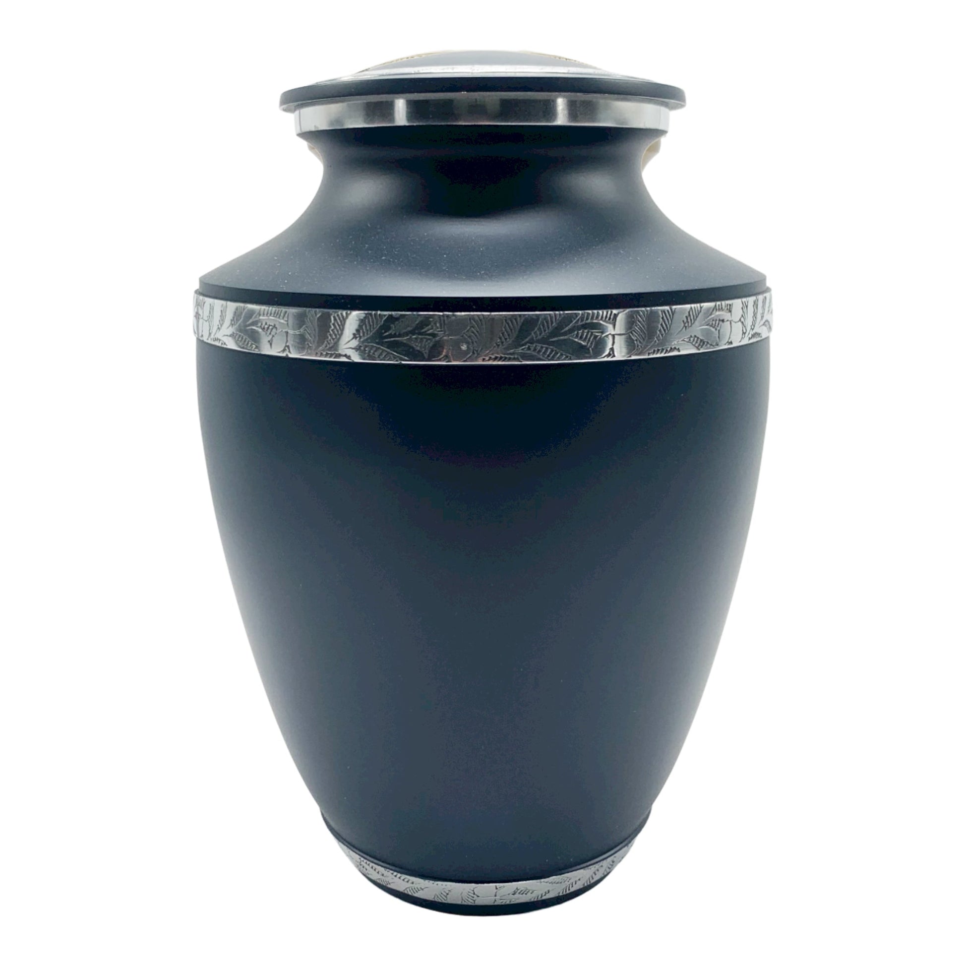 Aluminum Metal Memorial Funeral Cremation Urn for Adult Human Ash 10" - Premium  from River Memorials - Just $129.95! Shop now at River Memorials - Cremation Urns, Scatter Tubes, & Memorial Jewelry