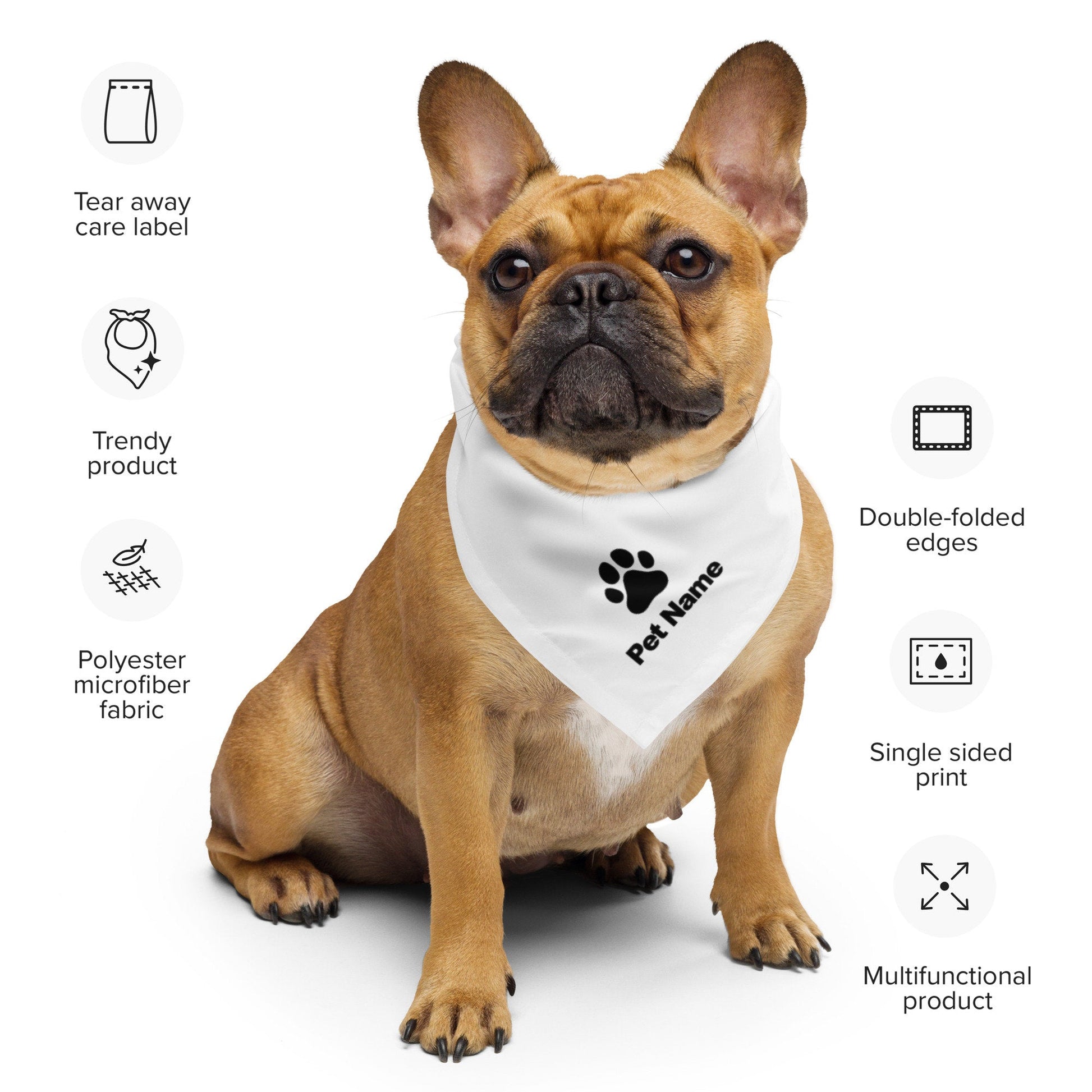 Personalized Pet bandana - Premium physical from River Memorials - Cremation Urns, Scatter Tubes, & Memorial Jewelry - Just $19.95! Shop now at River Memorials - Cremation Urns, Scatter Tubes, & Memorial Jewelry