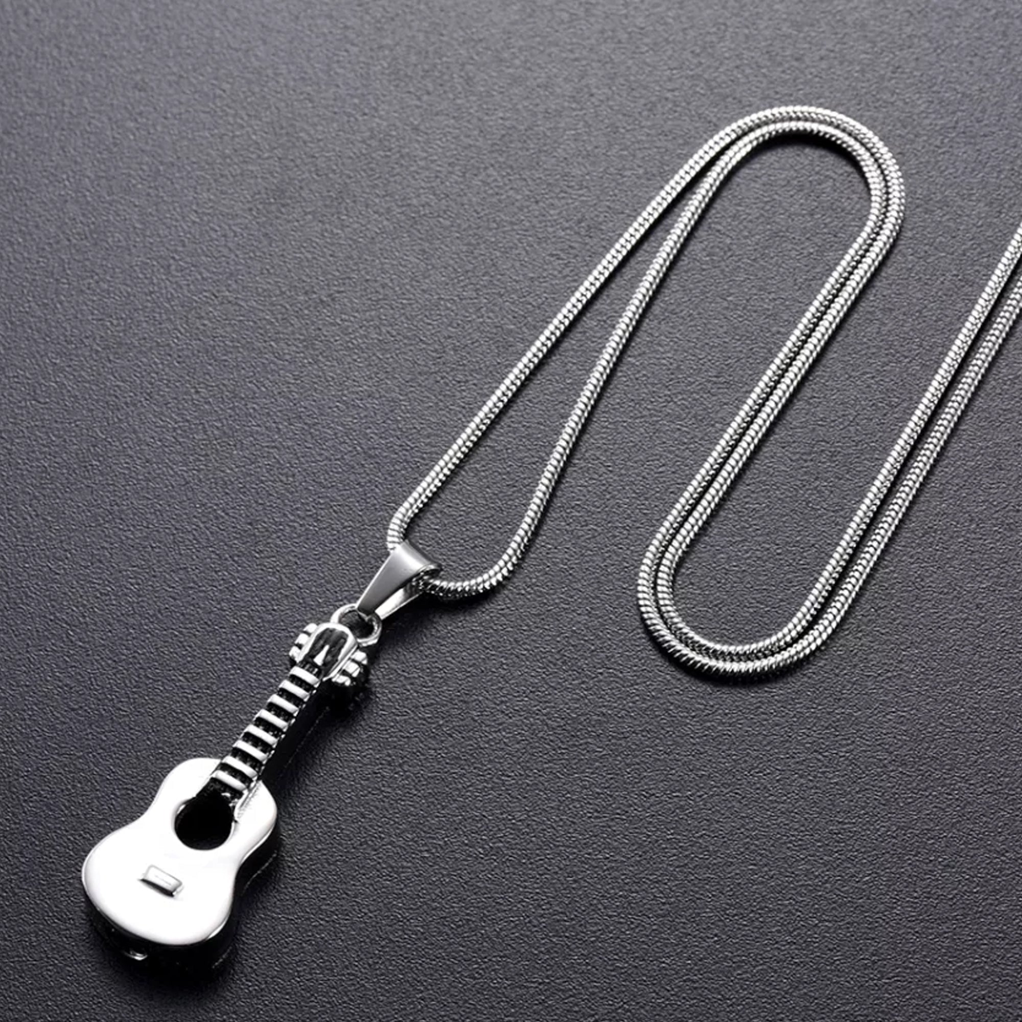 Buy Black Guitar Necklace Tribute to a Guitarist Unique Fashion Jewelry  Chain Choice Online in India - Etsy
