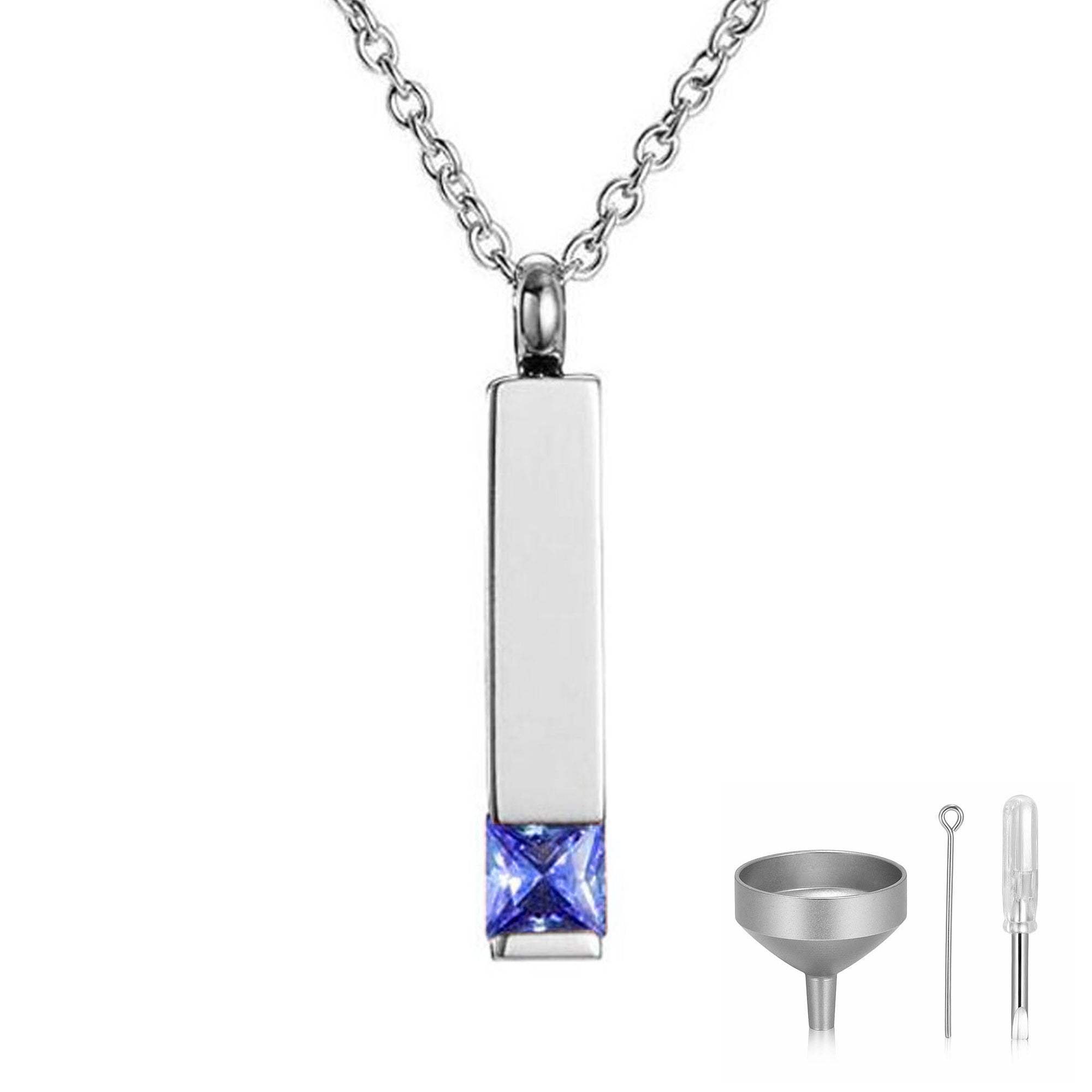 Buy OinsiClear Glass Tube Cremation Urn Jewelry Ashes Holder Necklace  Keepsake Memorial Pendant Including Box/Fill Kits Online at  desertcartZimbabwe